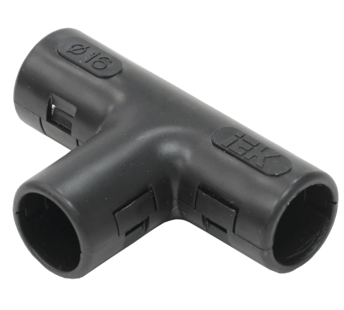 Тройник открывающийся TI16G  черный  CTA10D-TIG16-K02-050  IEK