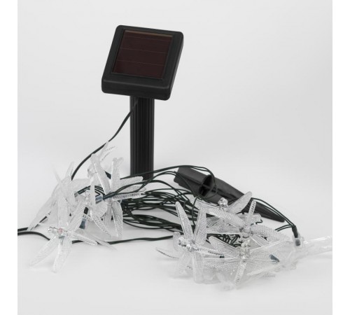 Садовая гирлянда ERASF22-16 Стрекоза на солнечной батарее 5,8 м  Б0053365  ЭРА