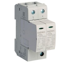 Ограничитель импульсных перенапряжений УЗИП, класс I+II, 2-полюсный, L-N-PE, 12  NX1221  DKC