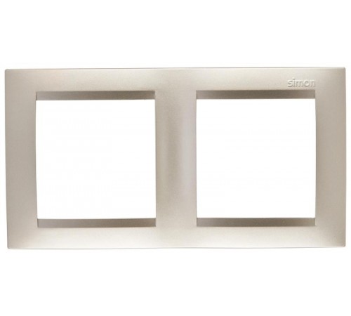 Simon 15 Шампань Рамка универсальная, 2 поста  1500620-034  Simon