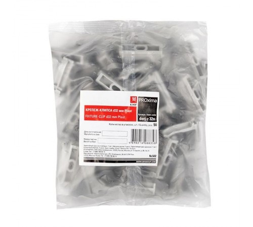 Крепеж-клипса d32мм (50шт.) Plast EKF PROxima  derj-z-32n  EKF