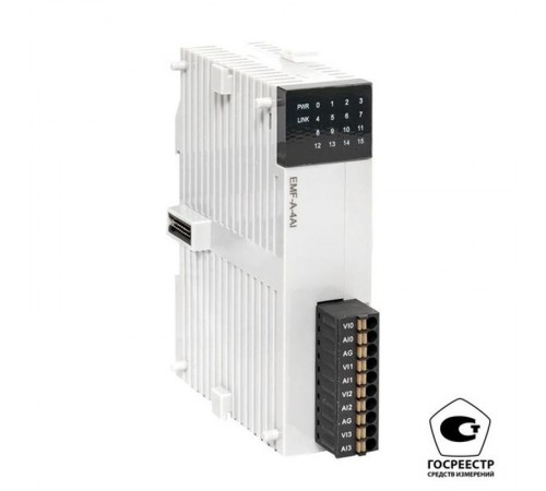 Модуль аналогового ввода EMF 4 PRO-Logic (с поверкой)  EMF-A-4AI-V  EKF
