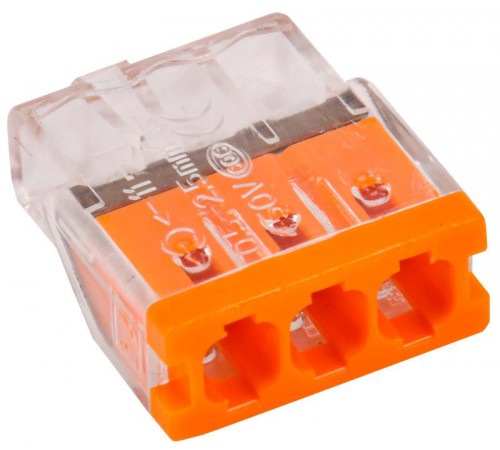 Строительно-монтажная клемма СМК 772-203 (4шт/упак) IEK  UKZ30-203-004  IEK 