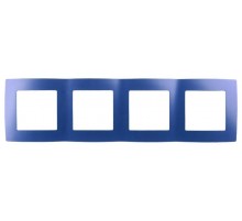 Рамка на 4 поста 12-5004-29  ,  ультрамарин  Б0019432  ЭРА
