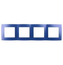 Рамка на 4 поста 12-5004-29  ,  ультрамарин  Б0019432  ЭРА