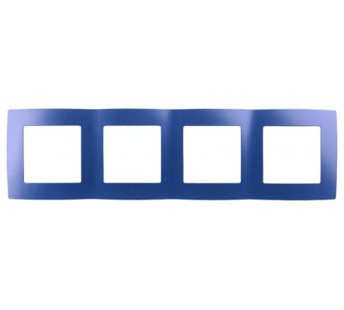 Рамка на 4 поста 12-5004-29  ,  ультрамарин  Б0019432  ЭРА