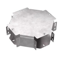 Х-образный ответвитель с крышкой Стандарт 150х100  PR16.0461  Промрукав