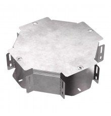 Х-образный ответвитель с крышкой Стандарт 150х100  PR16.0461  Промрукав