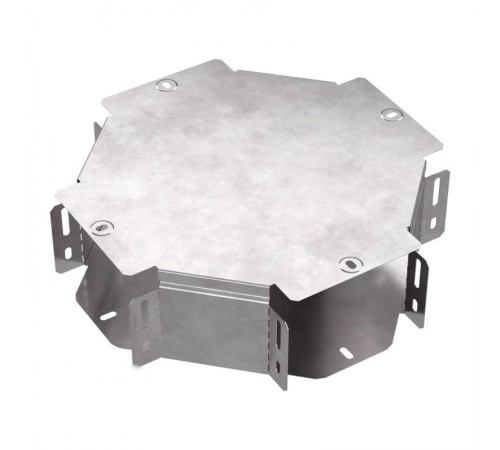 Х-образный ответвитель с крышкой Стандарт 150х100  PR16.0461  Промрукав