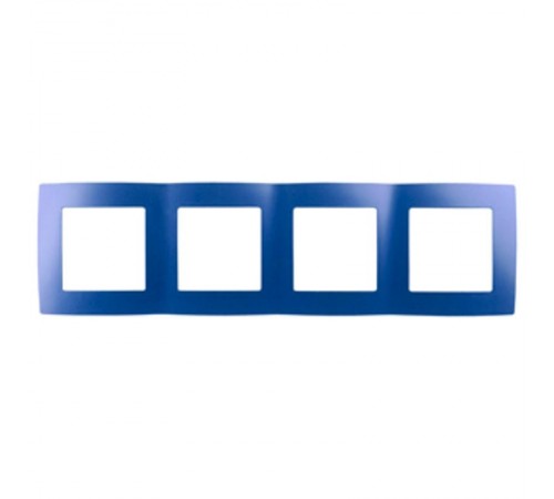 Рамка на 4 поста 12-5004-29  ,  ультрамарин  Б0019432  ЭРА
