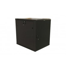 Hyperline TWB-2768-SR-RAL9004 Шкаф настенный 19-дюймовый (19"), 27U, 1304x600х800мм, металлическая   493235  Hyperline