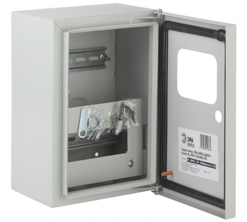 Щит учетно-распределительный навесной ЩУРнг (окно)-06 IP54 (285х190х145)  Б0041682  SIMPLE ЭРА