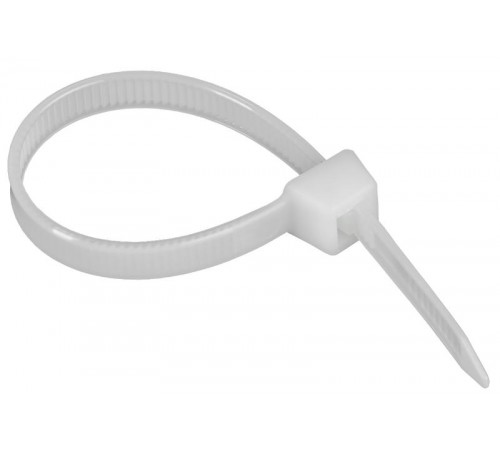 Хомут P6.6 стандартный белый 7,6х150мм  UHH30-D076-150-100-K01  IEK