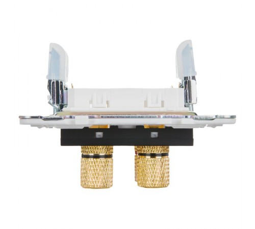 SKANDY Аудиорозетка 4-местная SK-A01Bl черный  SK-S40-K02  IEK