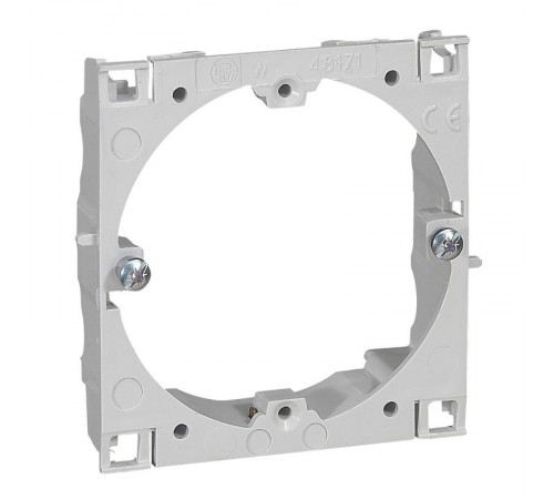 Универсальный суппорт без рамки для кабель-каналов METRA 85х50, 100х50, 130х50 для ЭУИ с м/о 60мм (Etika, Valena и т.п.)  611788  Legrand