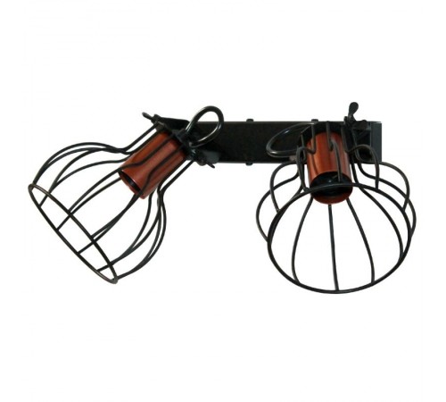 Светильник "Эстель" 521 черн.муар медь НББ 01-2х60-111 Е27  1005404800  Элетех