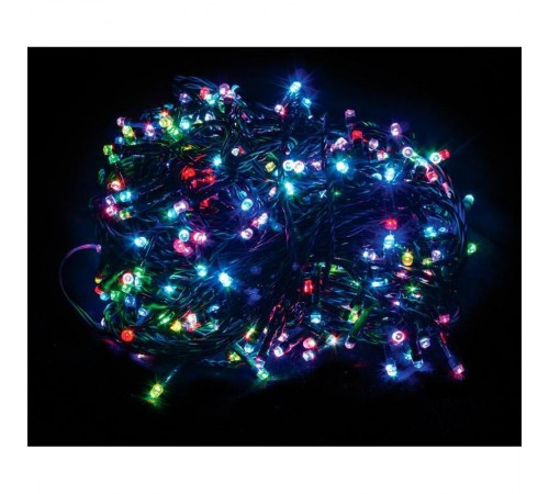 Светодиодная гирлянда CL32 линейная 10 м +1.6м 230V разноцветная c питанием от сети  26750  Feron
