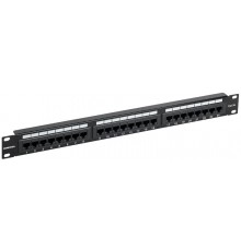 Патч-панель 1U кат. 5Е UTP 24 порта (Krone) GENERICA  PP24-1UC5EU-K05-G  ITK