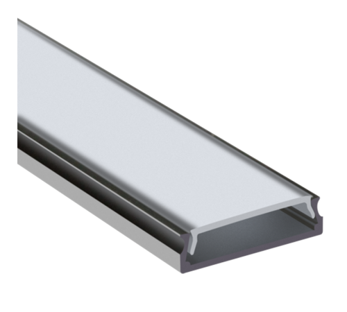 Рассеиватель защелкивающийся МАТОВЫЙ для профиля PAL 2406  1037787  Jazzway