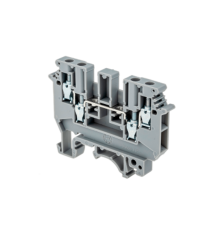 Клемма винтовая четырехпроводная, 4 мм2, серая MTU-FO4  57451  ОВЕН