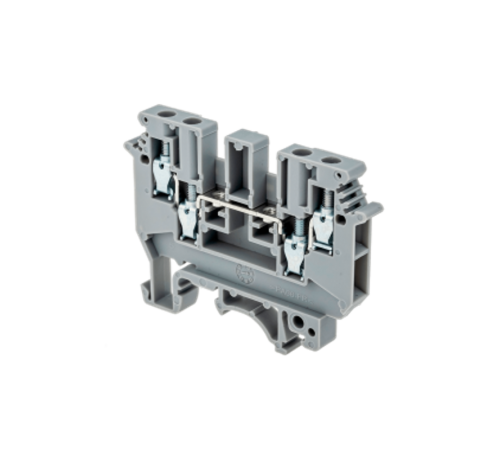 Клемма пружинная четырехпроводная, 4 мм2, серая MTS-FO4  88310  ОВЕН