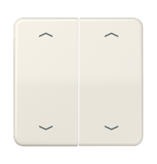 Клавиши для сдвоенной кнопки BCU; слоновая кость CD595MP Jung