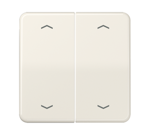 Клавиши для сдвоенной кнопки BCU; слоновая кость CD595MP Jung