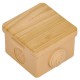 Коробка расп. КМ 65х65х50мм о/к IP54 4 вв. сосна  UKO31-065-065-050-K34-54  IEK
