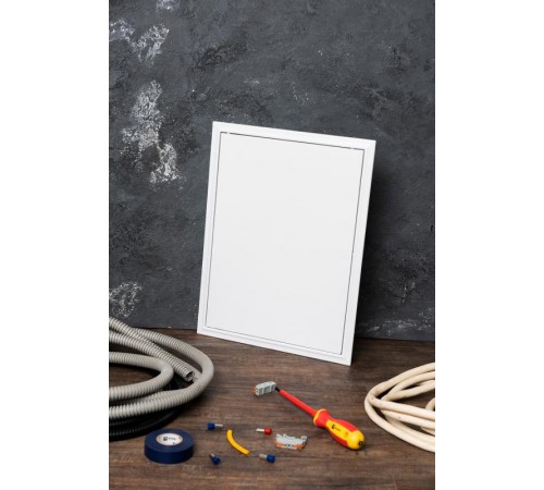 Люк ревизионный пластик с нажимным замком 300х400 EKF Basic    lpnz-300x400   EKF 