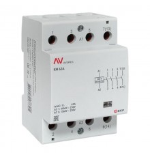Контактор модульный КМ 63А 4NO 230VAC (3 мод.) AVERES  km-av-3-63-40-230V  EKF