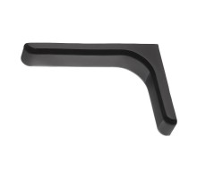 Консоль с декоративной накладкой, 180 мм, черный (1 шт)  - накл.  129956  Tech-KREP