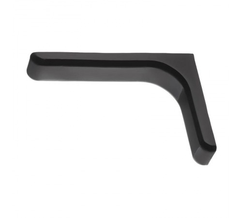 Консоль с декоративной накладкой, 120 мм, черный (1 шт)  - накл.  129951  Tech-KREP