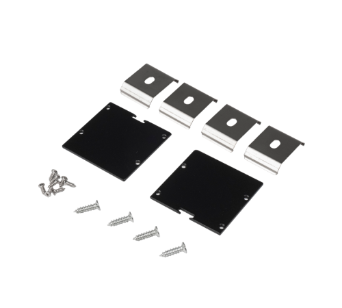 Заглушка торцевая для профиля  PAL5050 BLACK /набор 2шт/   .5058910  Jazzway