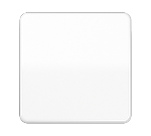 Одинарная клавиша для балансирных механизмов выключателей (кнопок), в комплекте с CD90HP (крепежный элемент), возможно IP44; дюропласт; белый; CD500 