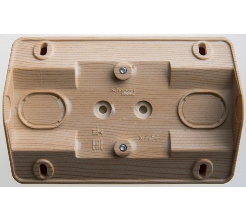 Этюд Сосна О/У Розетка 2-ая угловая с заземлением со шторками 16А 250B  PA16-108D  SE