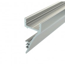 Профиль алюминиевый для стен накладной  3616-2, 2 метра  146-247  REXANT