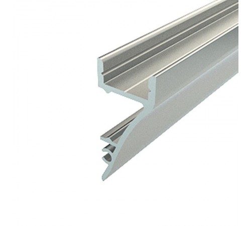 Профиль алюминиевый для стен накладной  3616-2, 2 метра  146-247  REXANT