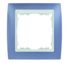 Simon 82 Рамка декоративная, 4 поста, S82, сиреневый-белый  82641-64  Simon