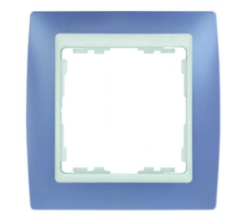 Simon 82 Рамка декоративная, 4 поста, S82, сиреневый-белый  82641-64  Simon