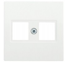 НK45-2-ББ Накладка 2-ая комп. RJ45 Cat5e BOLERO белый  ENB12-R-K01  IEK