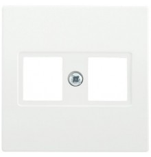 НK45-2-ББ Накладка 2-ая комп. RJ45 Cat5e BOLERO белый  ENB12-R-K01  IEK