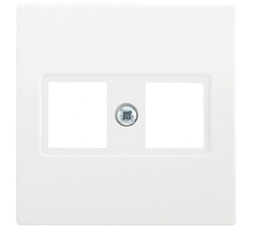 НK45-2-ББ Накладка 2-ая комп. RJ45 Cat5e BOLERO белый  ENB12-R-K01  IEK