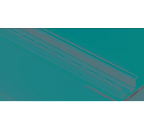 Нарезаемая рейка с продолговатыми отверстиями глубиной 15 мм - длина 2 м  047723  Legrand