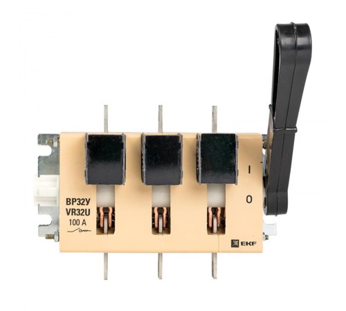 Выключатель-разъединитель ВР32У-31А31220 100А, 1 направление с д/г камерами, несъемная левая/правая рукоятка EKF MAXima PROxima  uvr32-31a31220  EKF
