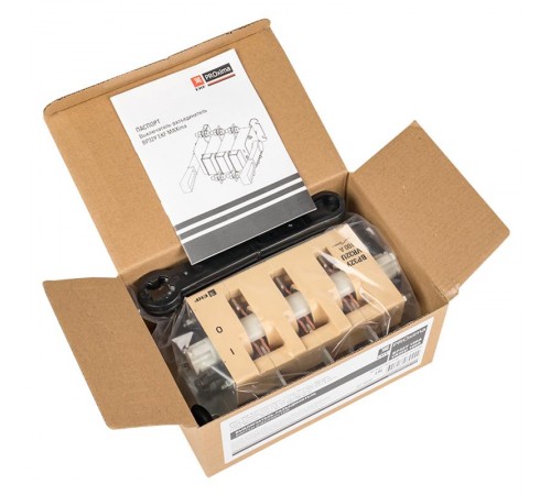 Выключатель-разъединитель ВР32У-31А31220 100А, 1 направление с д/г камерами, несъемная левая/правая рукоятка EKF MAXima PROxima  uvr32-31a31220  EKF