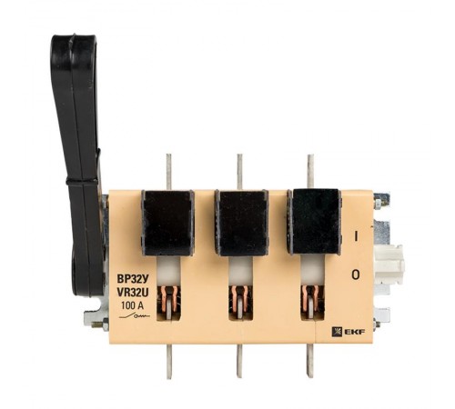 Выключатель-разъединитель ВР32У-31А31220 100А, 1 направление с д/г камерами, несъемная левая/правая рукоятка EKF MAXima PROxima  uvr32-31a31220  EKF