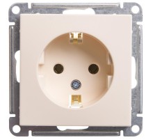 W59 Слоновая кость Розетка с заземлением без шторок, 16А  RS16-154-2-86  SE