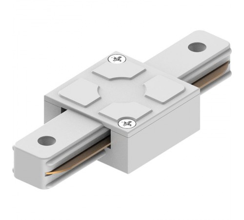 Коннектор прямой для шинопровода, белый, LD1006 для CAB1005  41734  FERON