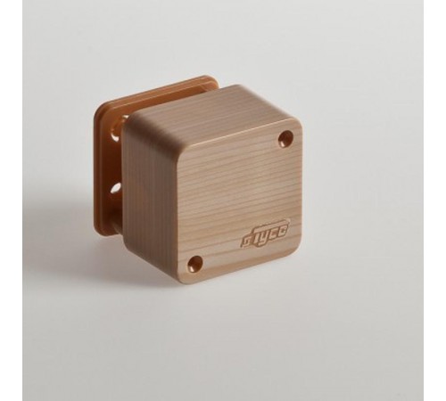 Коробка распределительная для о/п, 55х55х32мм (2 клемника,сосна на светлой основе)  65002-27М  Рувинил