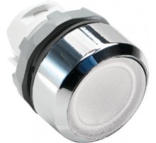 Кнопка MP2-21W белая (только корпус) с фиксацией с подсветкой  1SFA611101R2105  ABB